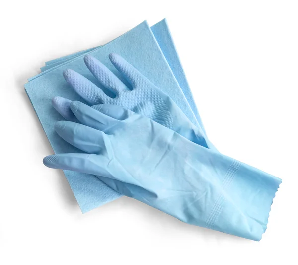 ゴム手袋のクリーニング — ストック写真