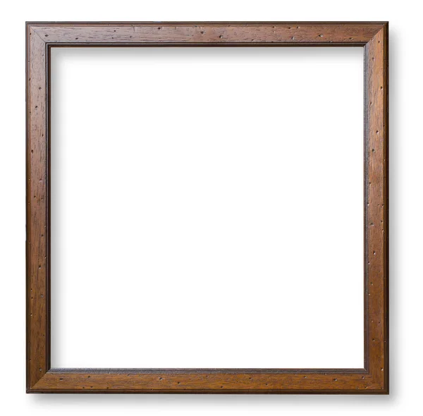 Wood frame isolated — Stock Photo, Image