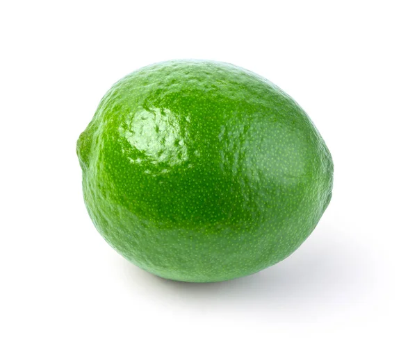 Fresh Lime Isolated White Background Clipping Path — Stock Photo, Image