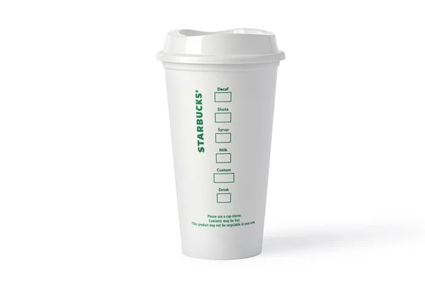 Chisinau Moldova Május 2021 Egy Csésze Starbucks Forró Ital Kávé — Stock Fotó