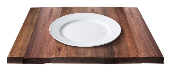 Empty white plate — Stock Photo, Image