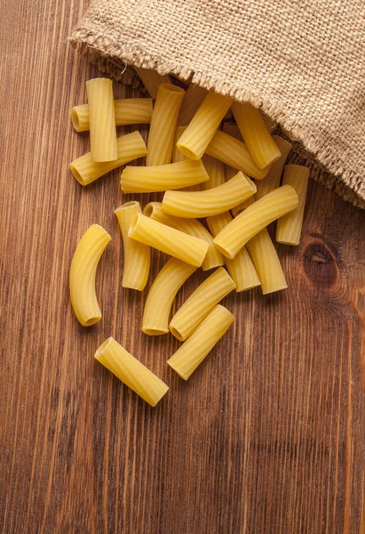 Pasta  on rustic — Stock Photo, Image