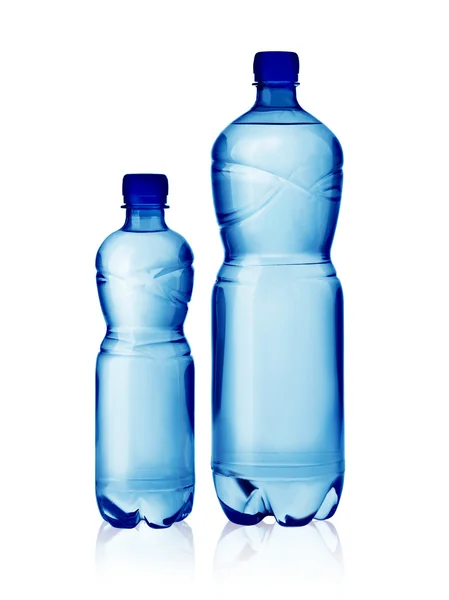 Flessen water — Stockfoto