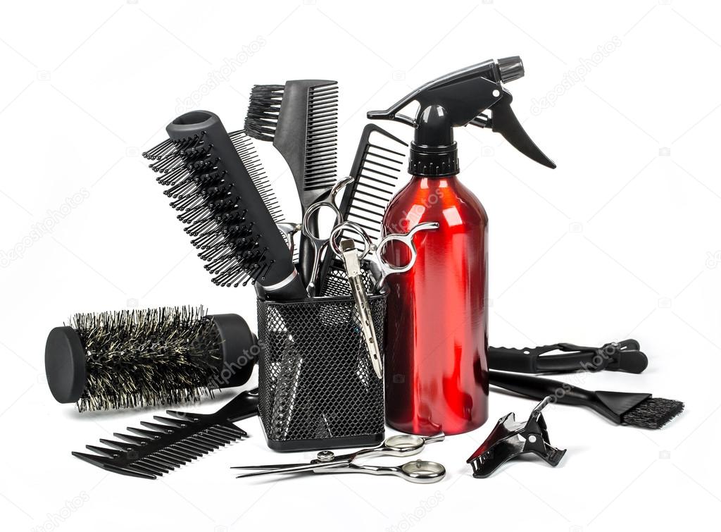 Professional hairdresser tools