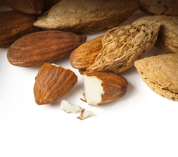 Sabrosas almendras frutos secos — Foto de Stock