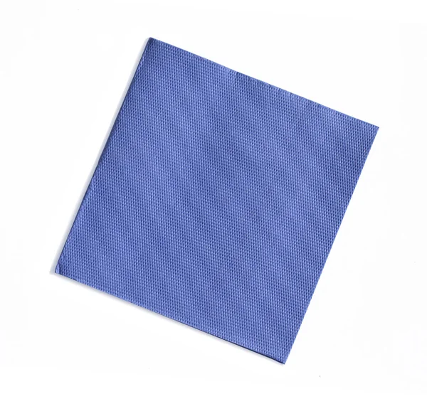 Blue napkin — Stock Photo, Image