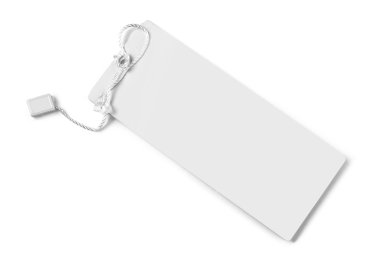 İple bağlanmış boş etiket