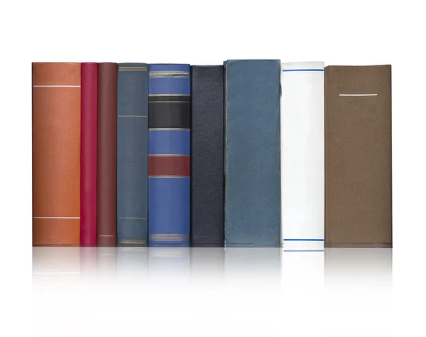 Books on the white backgroun — Stock Photo, Image