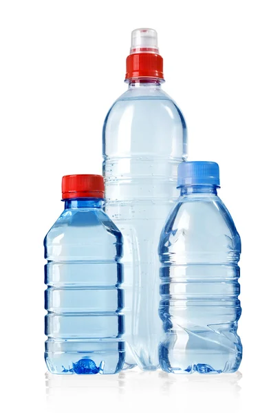 Bottles of water — Stockfoto