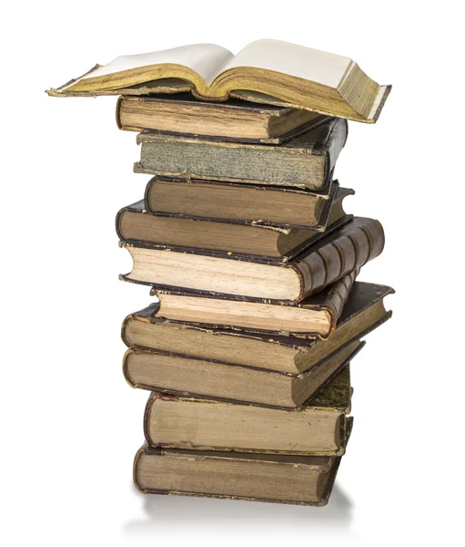 Alter Bücherstapel — Stockfoto