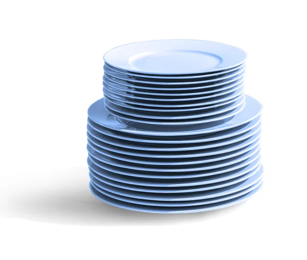 Stack of plates — Stock Photo, Image