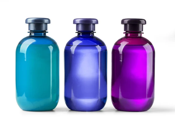 Sada kosmetických lahví — Stock fotografie