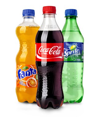 Coca Cola, Fanta ve Sprite şişe