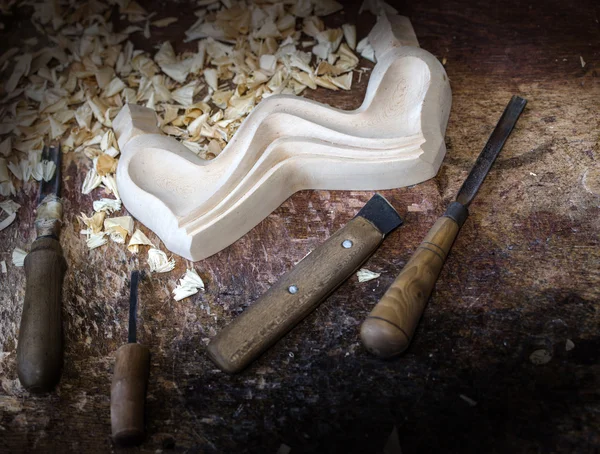 Tools of the woodcarver — Stock Photo, Image