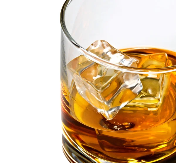 Whiskey glass cliose up — Stock Photo, Image