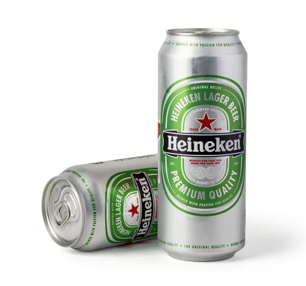 Burkar av Heineken bee — Stockfoto