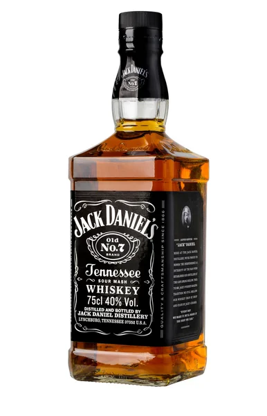 Jack Daniels'ın, botle — Stok fotoğraf