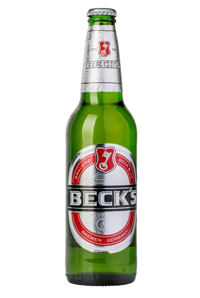 Botella de cerveza Beck — Foto de Stock