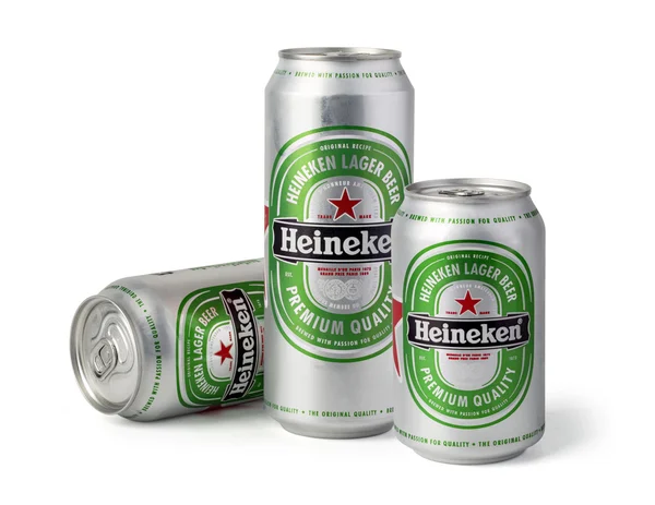 Burkar av Heineken bee — Stockfoto
