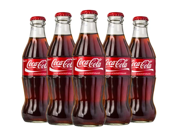 Coca-Cola Garrafas clássicas — Fotografia de Stock