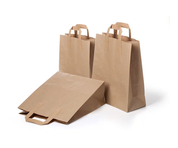 Tek kullanımlık kağıt torbalar — Stok fotoğraf