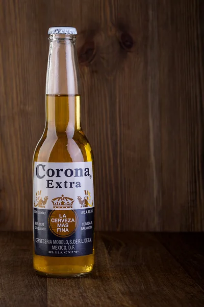 Пляшку пива Corona — стокове фото