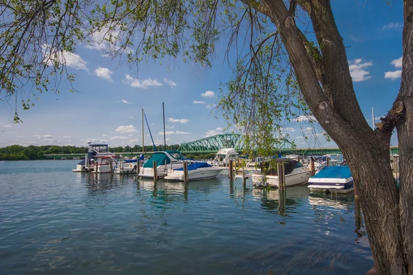 Local Detroit Marina — Stock Photo, Image