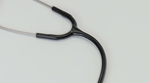 Stethoscope on White — Stock Video