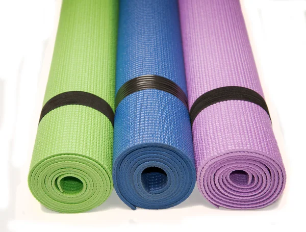Colorful Fitness Mats — Stock Photo, Image
