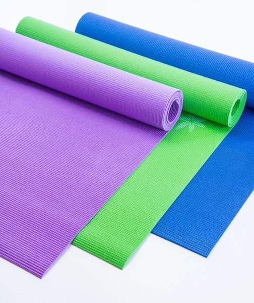 Colorful Fitness Mats — Stock Photo, Image