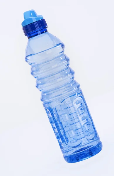 Kühle blaue Wasserflasche — Stockfoto