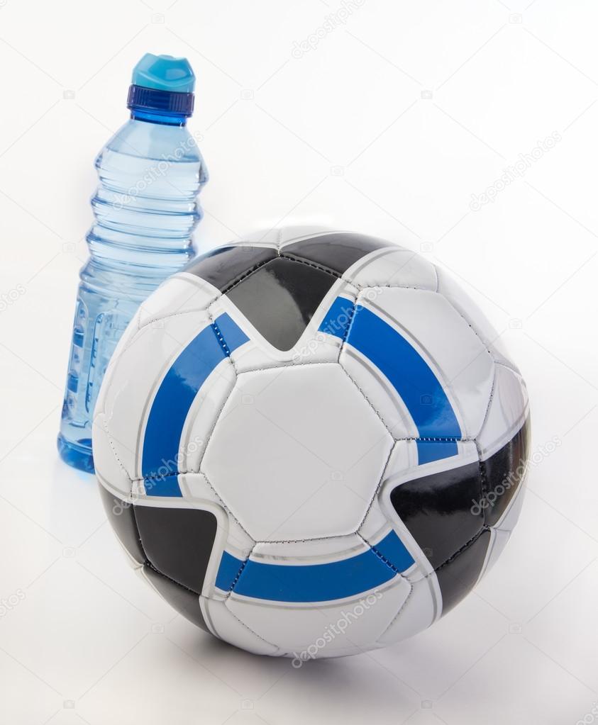 Soccer Ball and Water Bottle
