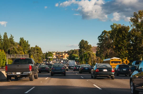 Tráfico en el área de LA — Foto de Stock