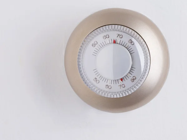 Domu Pokrętło termostatu — Zdjęcie stockowe