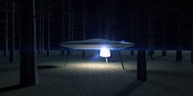 Lamba ve ışıklarla dolu boş bir oda