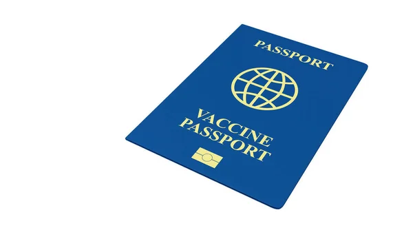 Pasaporte Con Fondo Azul —  Fotos de Stock