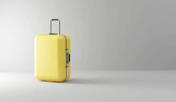 Utazási Bőrönd Fehér Hátterű Bőröndökkel — Stock Fotó