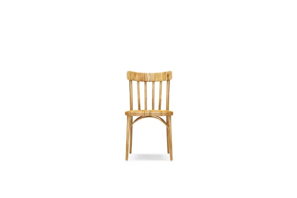 Wooden Chair Isolated White Background — Stock Photo, Image