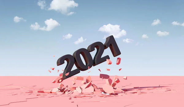 Новий 2018 Рік Ілюстрація — стокове фото