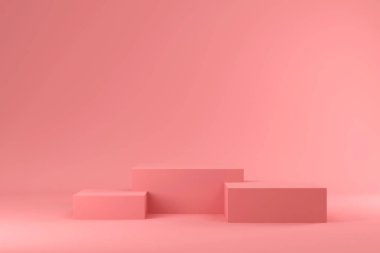 Minimum geometrik arkaplan. 3d resimleme