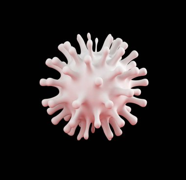 Virüs hastalığı konsepti. 3d illüstrasyon