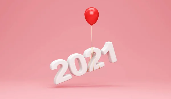 Rendering Van Een Nieuw Jaar 2018 Concept Met Een Gelukkige — Stockfoto