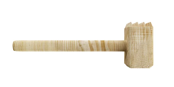 Drewniane Pałeczki Izolowane Białym Tle — Zdjęcie stockowe