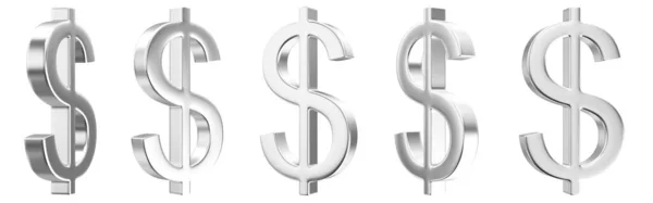 Darstellung Von Dollar Währungssymbolen — Stockfoto
