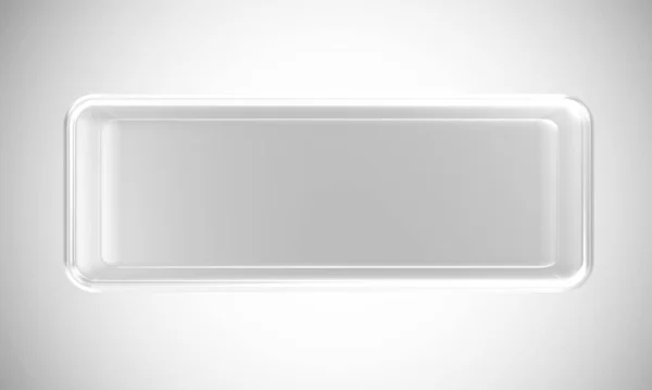 White Blank Rectangular Frame Shadow Transparent Background Vector Illustration — Stock Photo, Image