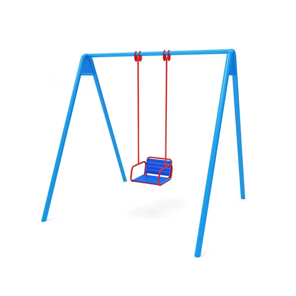 Swing op de speelplaats voor de kinderen — Stockfoto