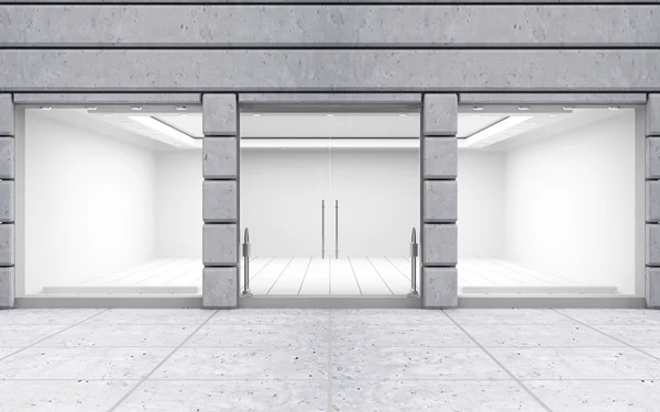 Modern Empty Store — Stock Photo, Image