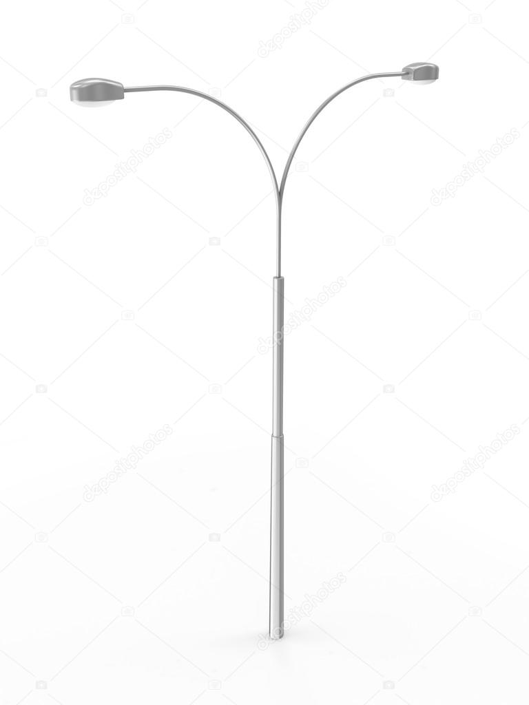 Set of Modern Street Lamp