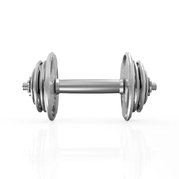 Metal Dumbbell — Stock Photo, Image