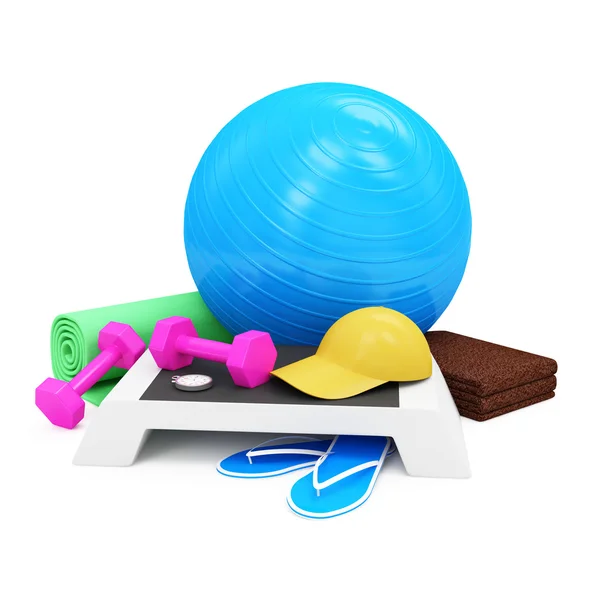 Different Tools for Fitness — Stock Photo, Image